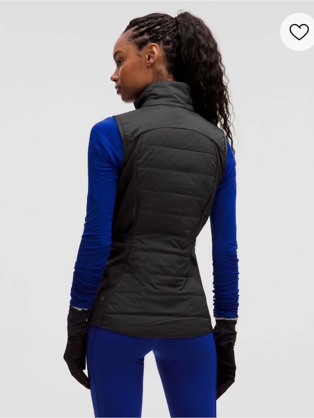 Lululemon Down For It All Women's Black Quilted Vest - Picture 4 of 9